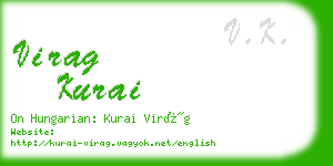 virag kurai business card